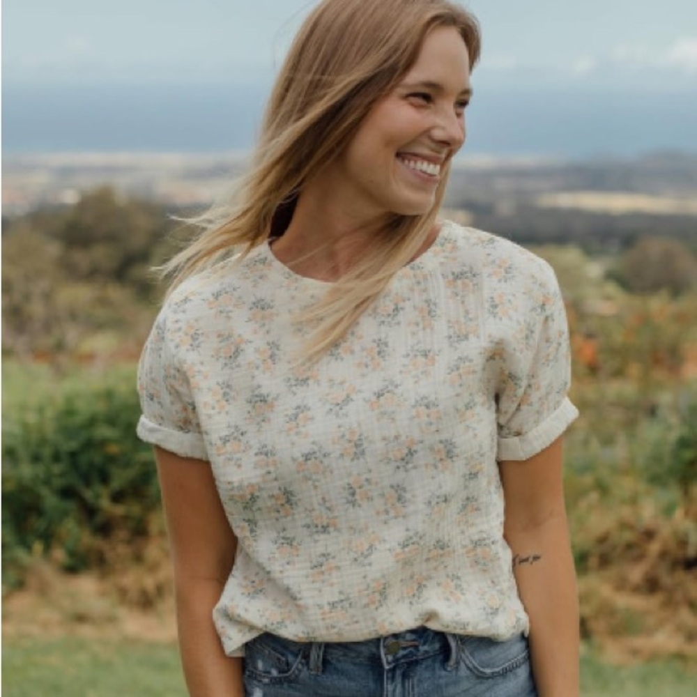 Neuflora Marion Top in Summer Floral